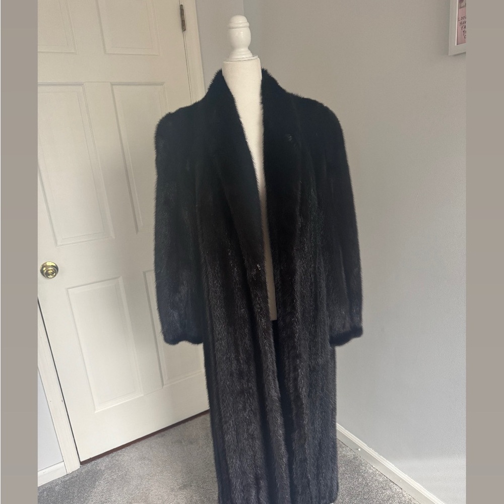 Long Real Fur Mink Coat